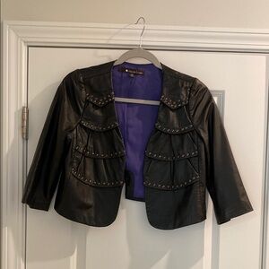 Black Studded Women's Jacket